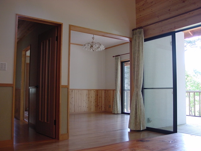 軽井沢別荘建築 ＭＳ邸 寝室